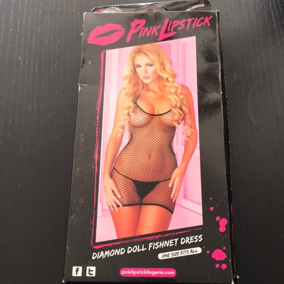 Diamond Doll Fishnet Dress - Picture 2 of 2